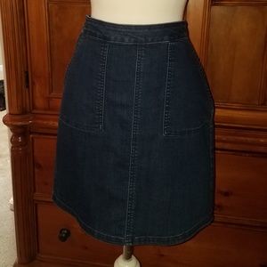 Prana denim skirt